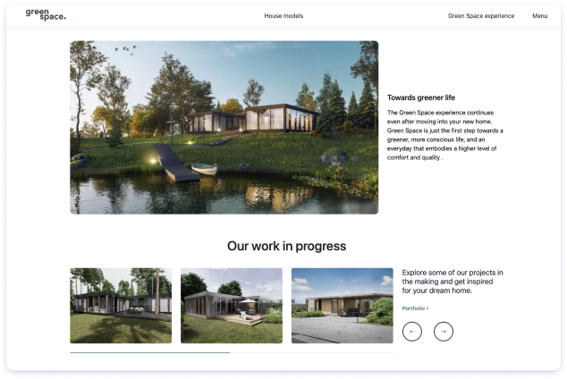 Green Space - Custom Website