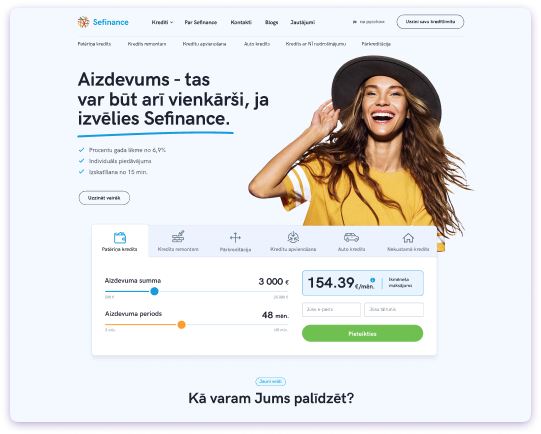 Sefinance - Custom Website Development